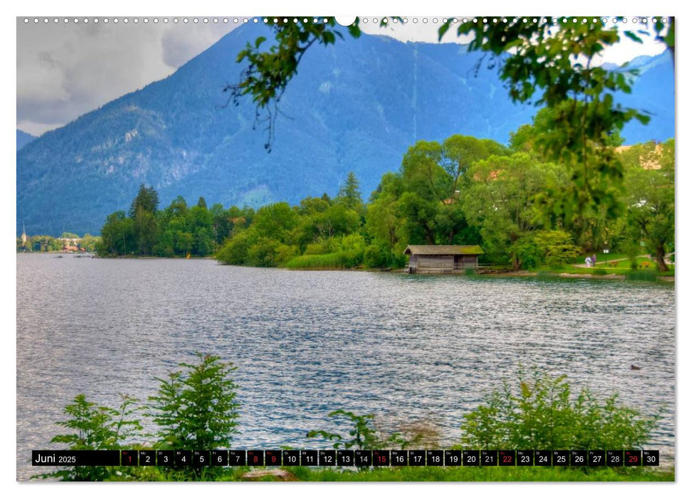 Natur am Tegernsee (CALVENDO Premium Wandkalender 2025)