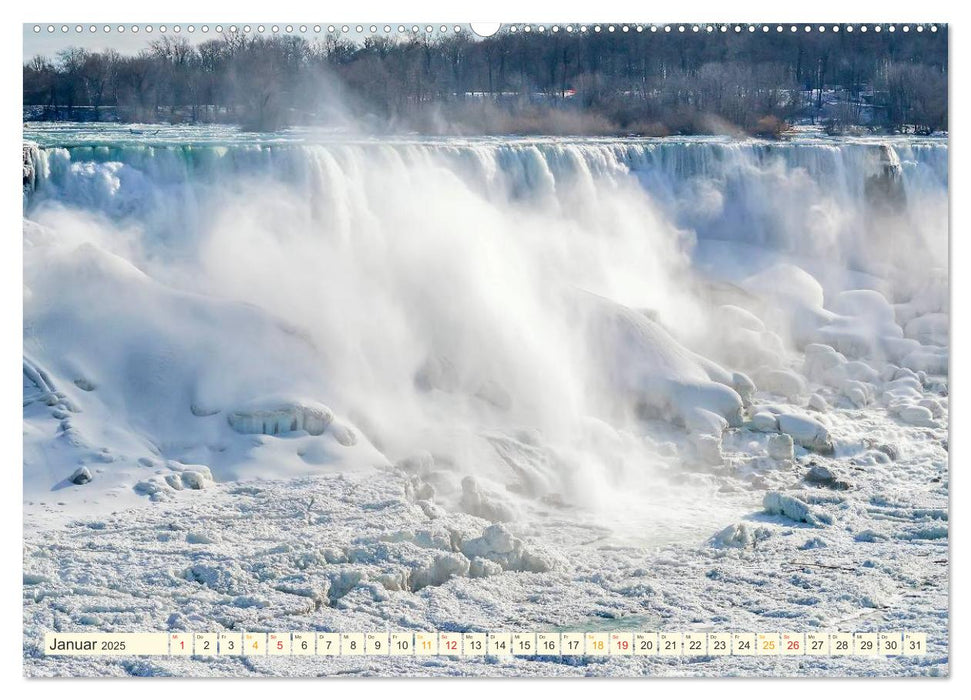 Niagarafälle - American Falls und Horseshoe Fall (CALVENDO Premium Wandkalender 2025)