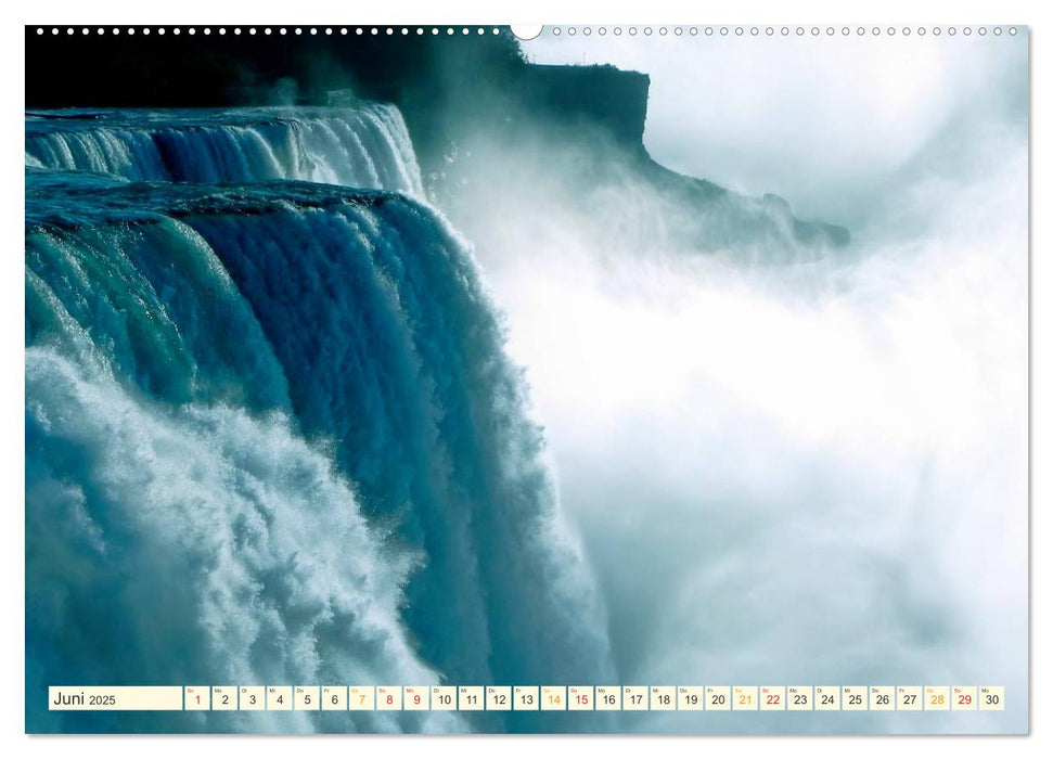 Niagarafälle - American Falls und Horseshoe Fall (CALVENDO Premium Wandkalender 2025)