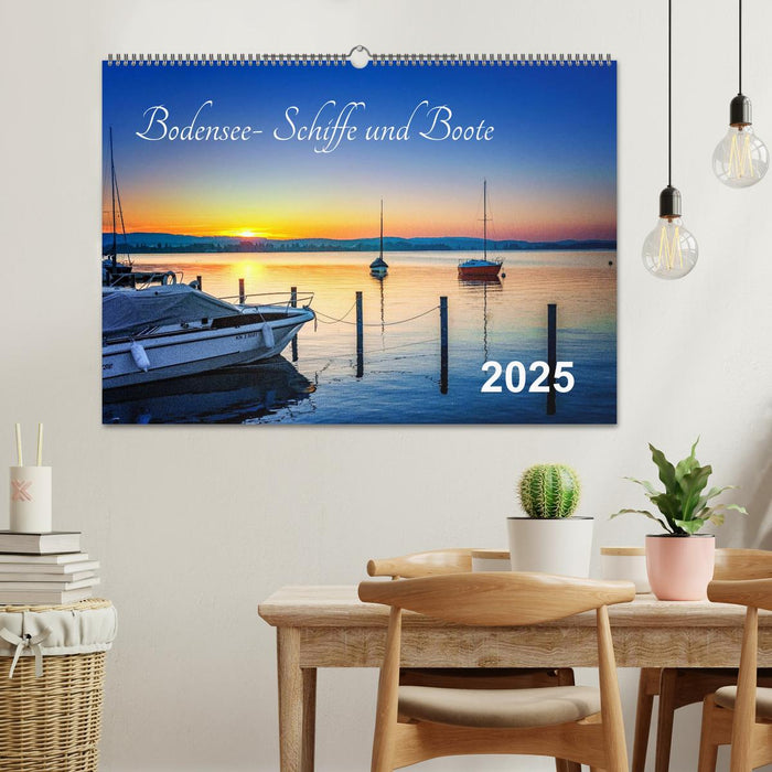 Bodensee-Schiffe und Boote (CALVENDO Wandkalender 2025)