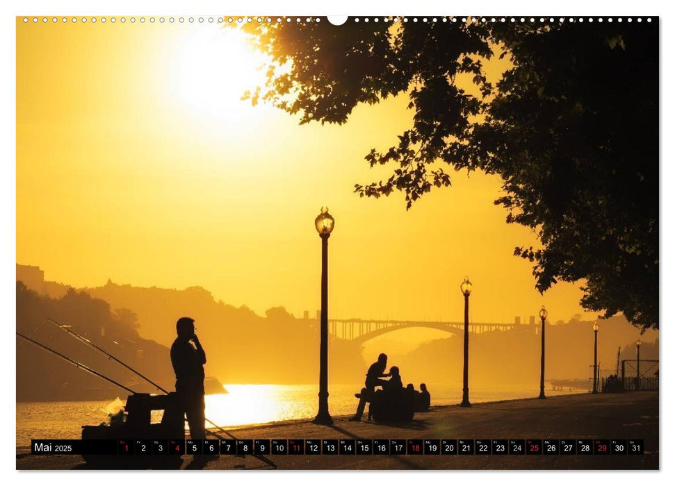 Porto - Die Handelsstadt am Douro (CALVENDO Premium Wandkalender 2025)