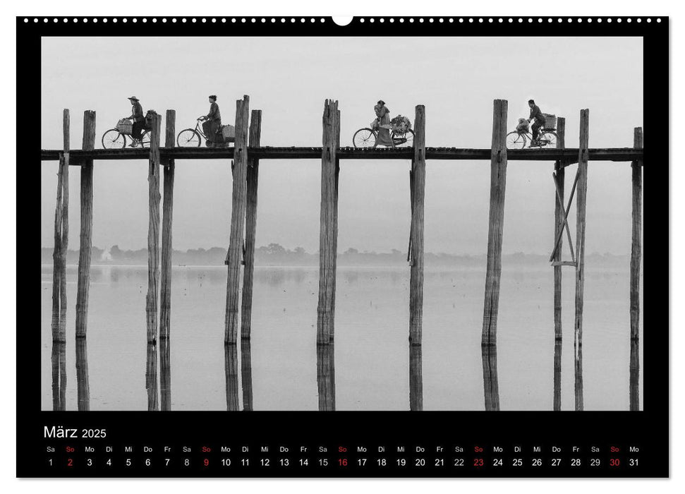 MAGISCHES MYANMAR (CALVENDO Premium Wandkalender 2025)