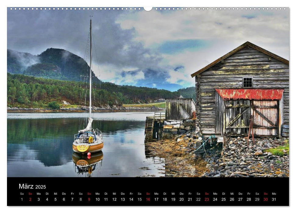 Atemberaubendes Norwegen (CALVENDO Premium Wandkalender 2025)