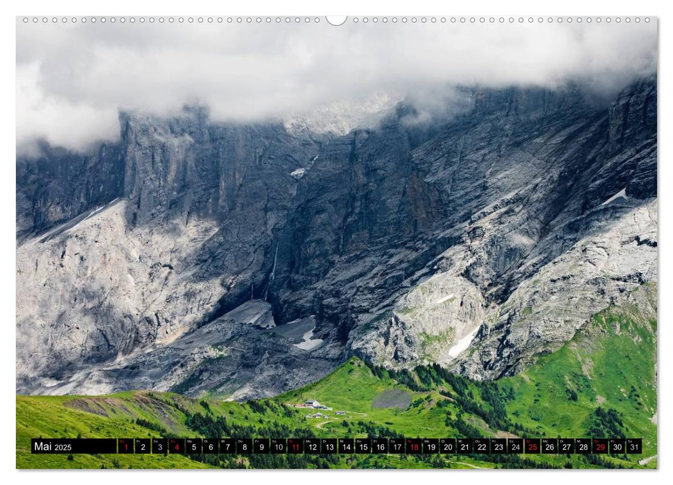 Schweizer Alpen. Natur und Landschaften (CALVENDO Premium Wandkalender 2025)