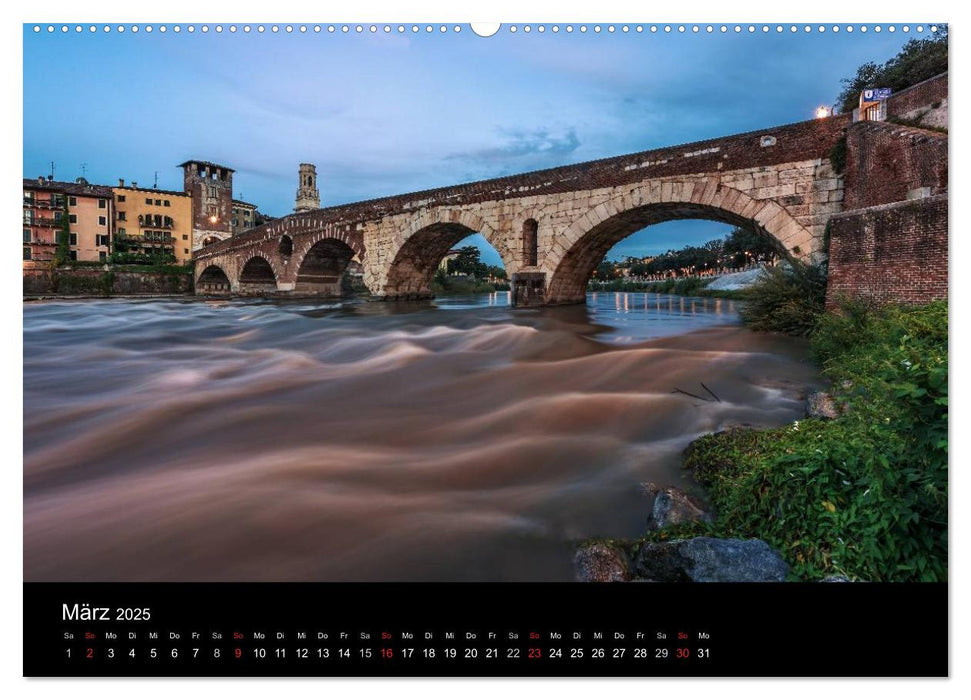 Von Venetien nach Südtirol (CALVENDO Wandkalender 2025)