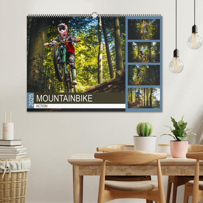 Mountainbike Action (CALVENDO Wandkalender 2025)