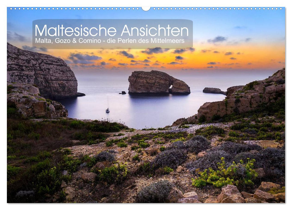 Maltesische Ansichten (CALVENDO Wandkalender 2025)
