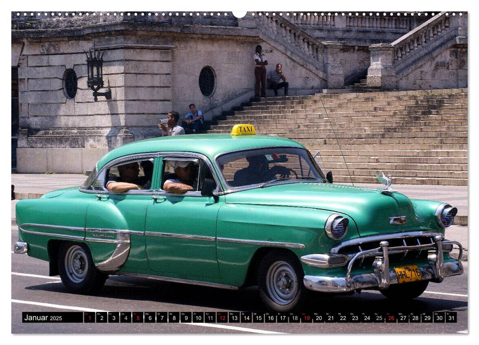 Auto-Legenden Chevrolet Bel Air (CALVENDO Premium Wandkalender 2025)