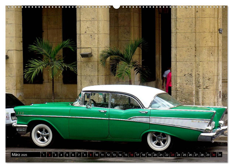 Auto-Legenden Chevrolet Bel Air (CALVENDO Premium Wandkalender 2025)