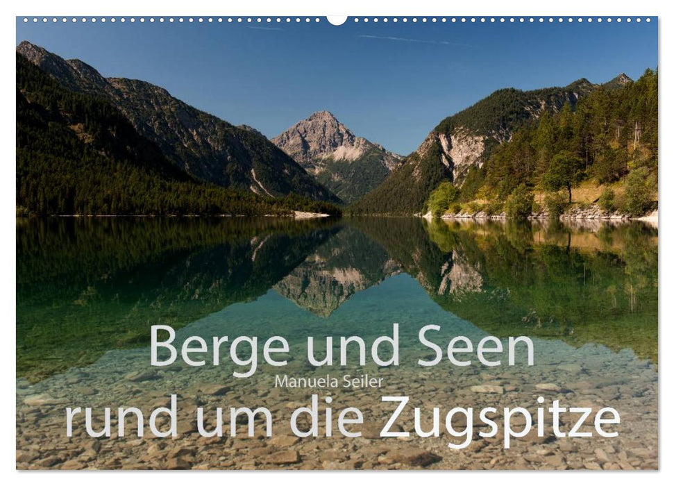 Berge und Seen rund um die Zugspitze (CALVENDO Wandkalender 2025)