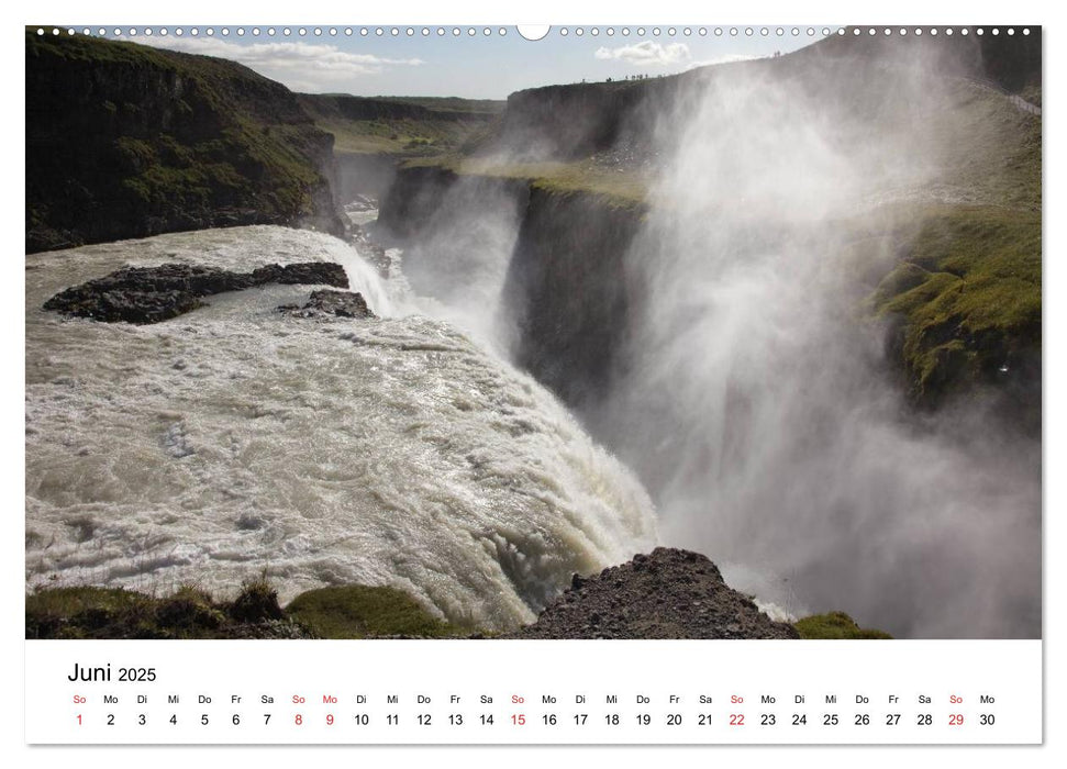 Island Natur pur (CALVENDO Wandkalender 2025)