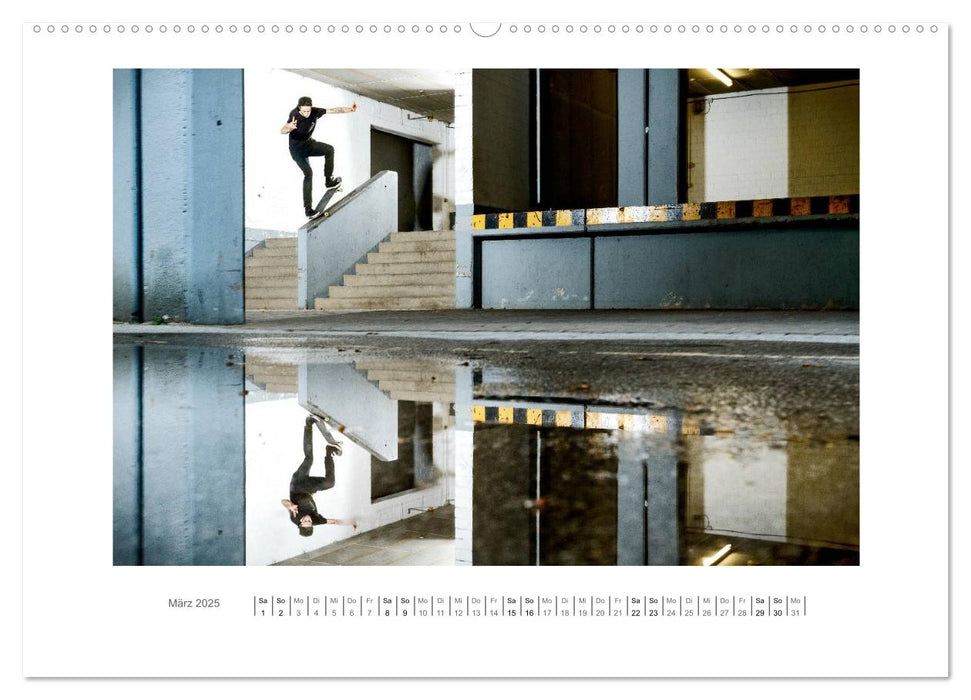 woodtimesalwaysgoodtimes - skateboard fotografie von tim korbmacher (CALVENDO Wandkalender 2025)