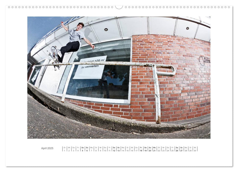 woodtimesalwaysgoodtimes - skateboard fotografie von tim korbmacher (CALVENDO Wandkalender 2025)