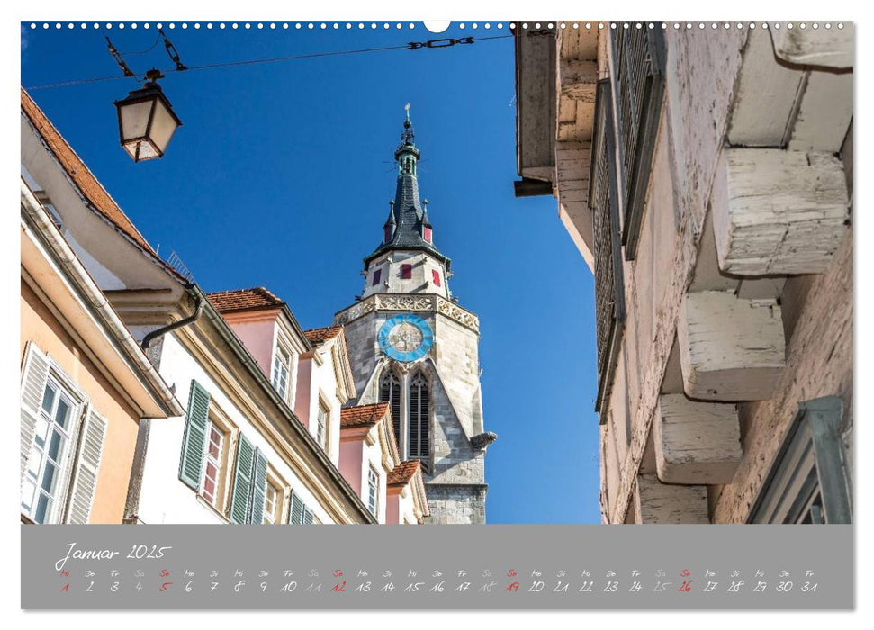 Zwölf Monate in Tübingen (CALVENDO Premium Wandkalender 2025)