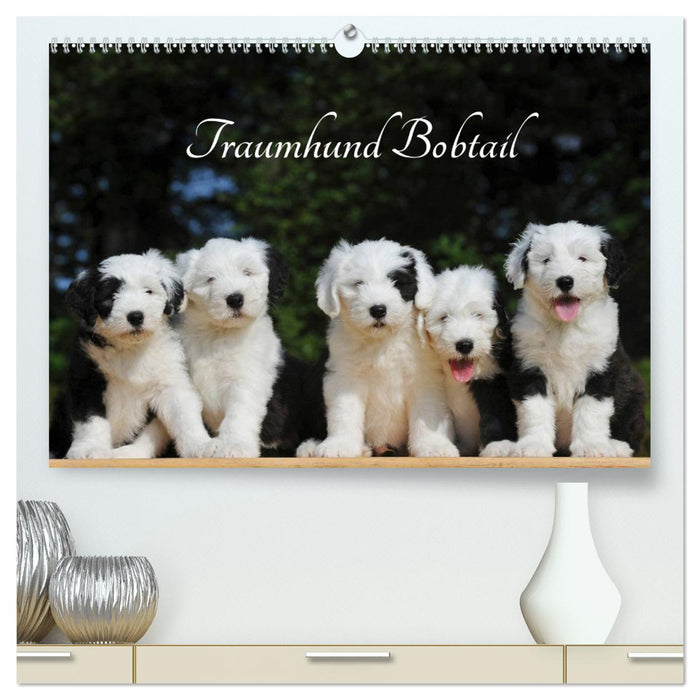 Traumhund Bobtail (CALVENDO Premium Wandkalender 2025)