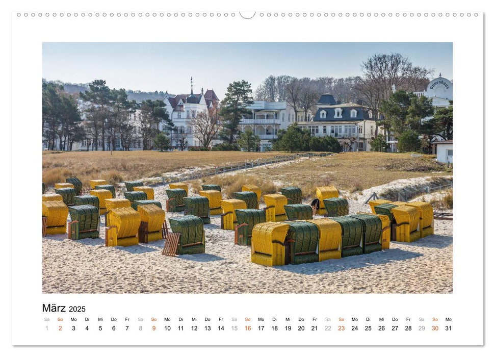 Strandkorb Idylle (CALVENDO Premium Wandkalender 2025)