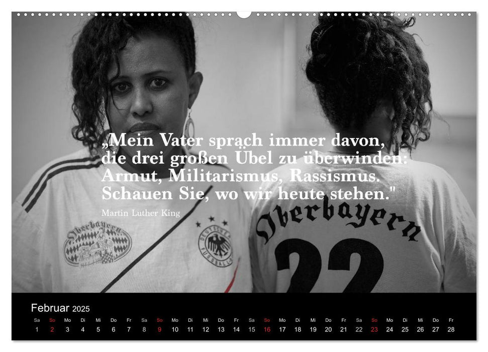 Kein Mensch ist illegal. (CALVENDO Premium Wandkalender 2025)