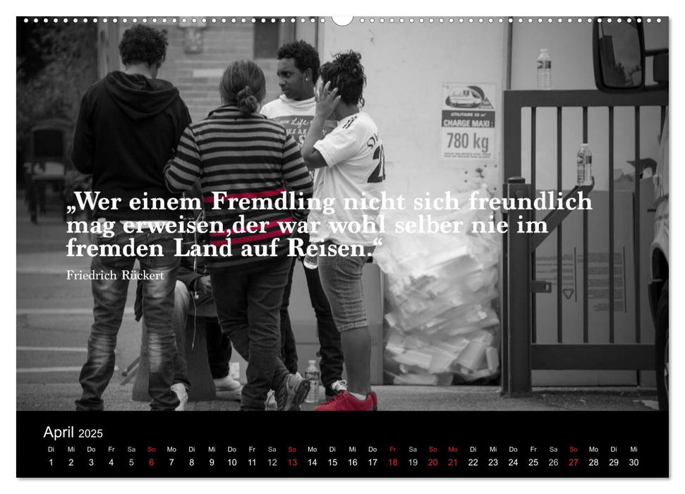 Kein Mensch ist illegal. (CALVENDO Premium Wandkalender 2025)