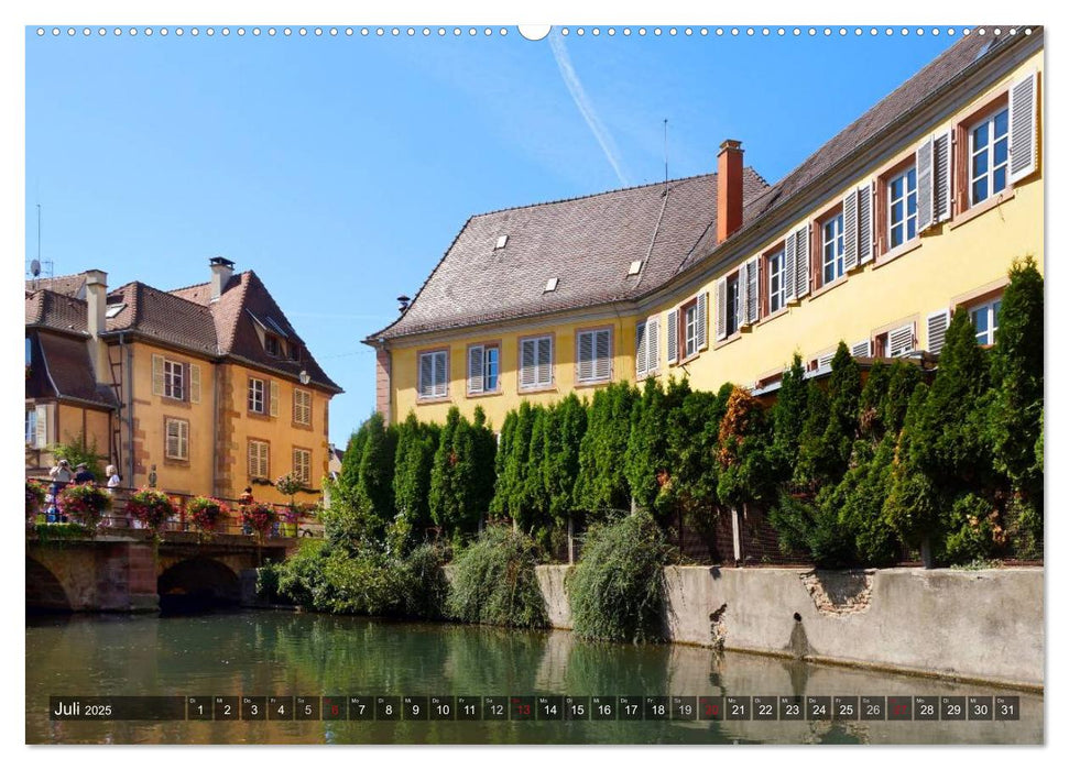 Colmar im Elsass - Straßenansicht (CALVENDO Premium Wandkalender 2025)