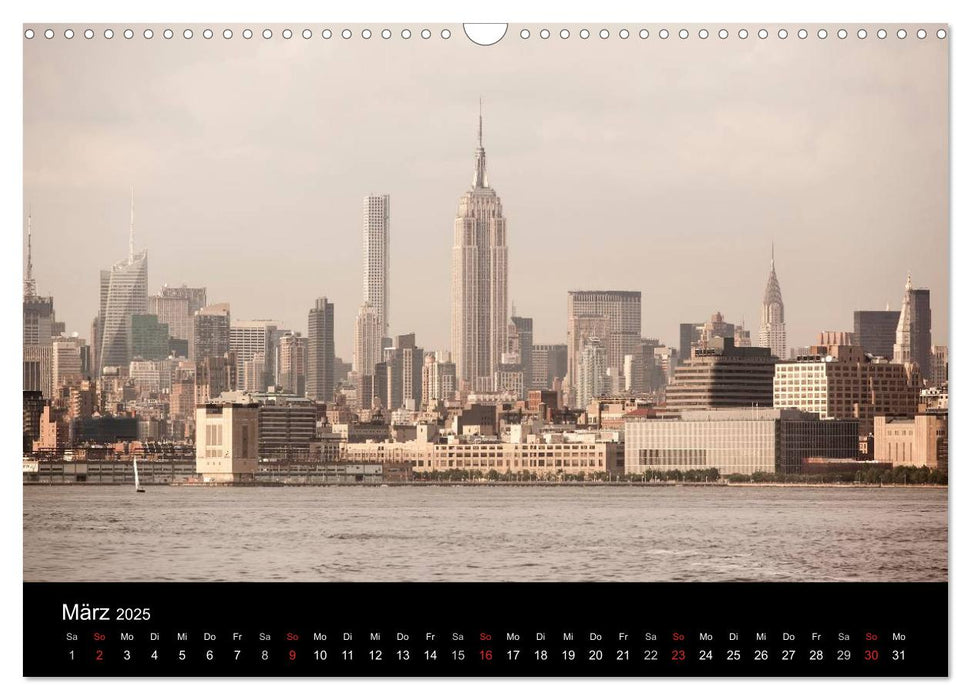 Perspektiven einer Weltstadt - New York (CALVENDO Wandkalender 2025)