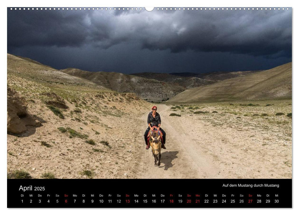 MUSTANG - das verborgene Königreich im Himalaya (CALVENDO Wandkalender 2025)