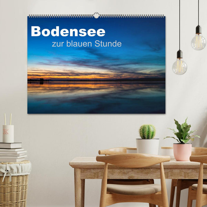 Bodensee zur blauen Stunde (CALVENDO Wandkalender 2025)