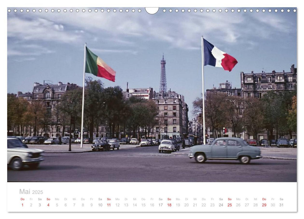 Paris - Historische Ansichten (CALVENDO Wandkalender 2025)