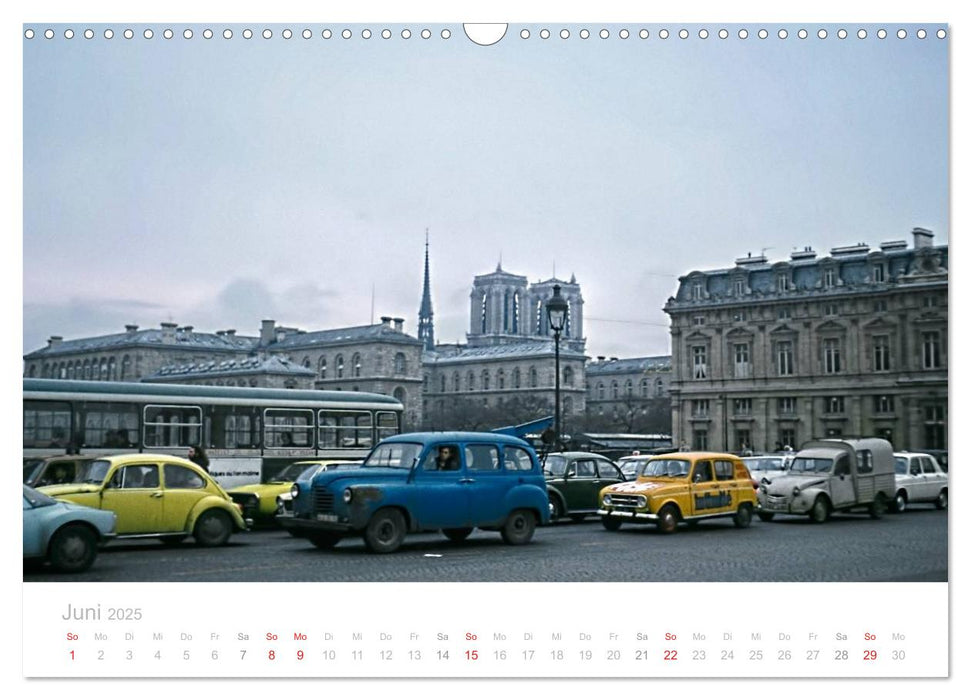 Paris - Historische Ansichten (CALVENDO Wandkalender 2025)