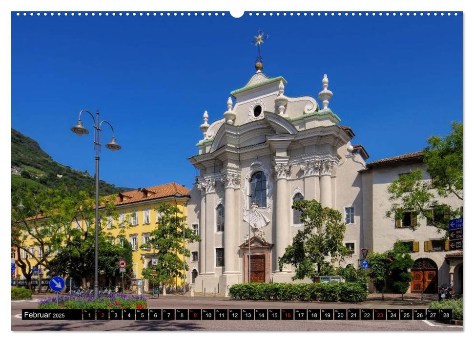 Bozen - Tiroler Tradition mit mediterranem Charme (CALVENDO Wandkalender 2025)