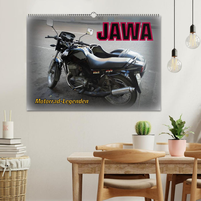 Motorrad-Legenden: JAWA (CALVENDO Wandkalender 2025)