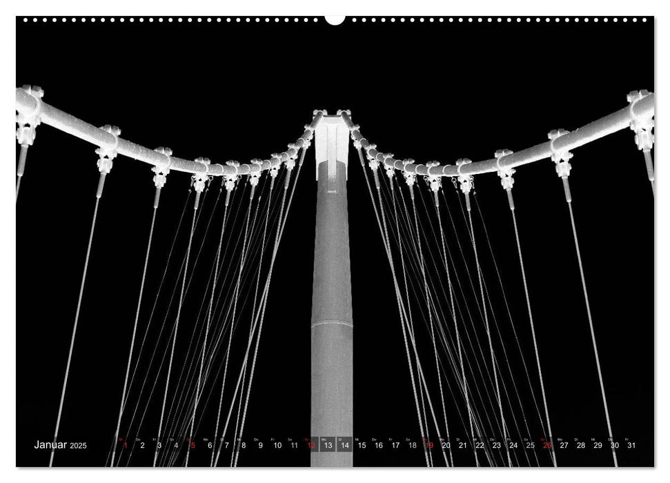 Struktur in Stahl (CALVENDO Wandkalender 2025)
