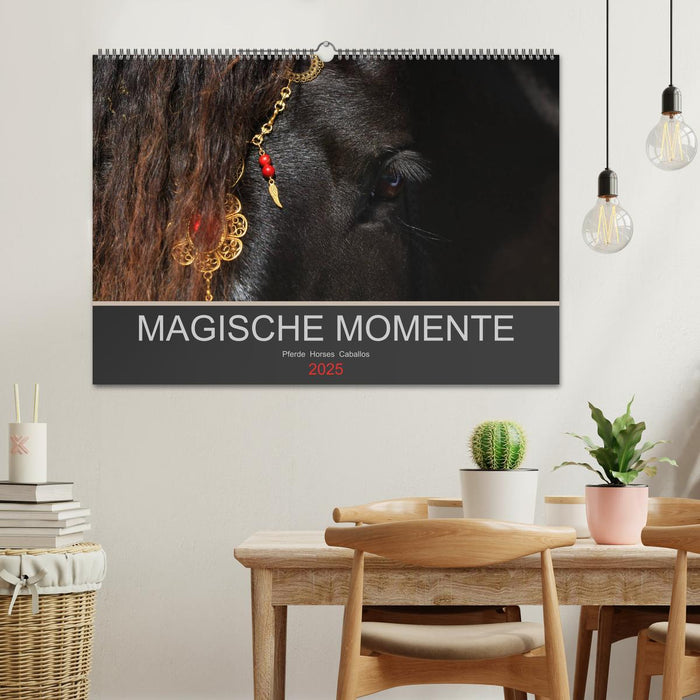 Magische Momente - Pferde Horses Caballos (CALVENDO Wandkalender 2025)