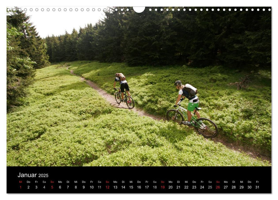 Mountainbike Abenteuer Deutschland (CALVENDO Wandkalender 2025)