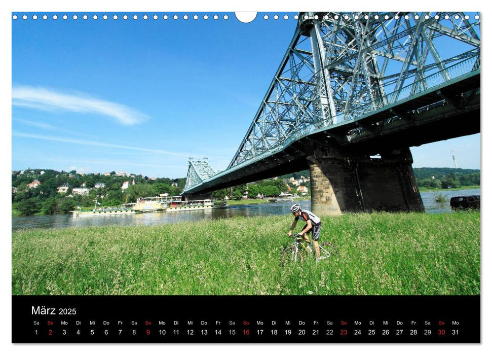 Mountainbike Abenteuer Deutschland (CALVENDO Wandkalender 2025)