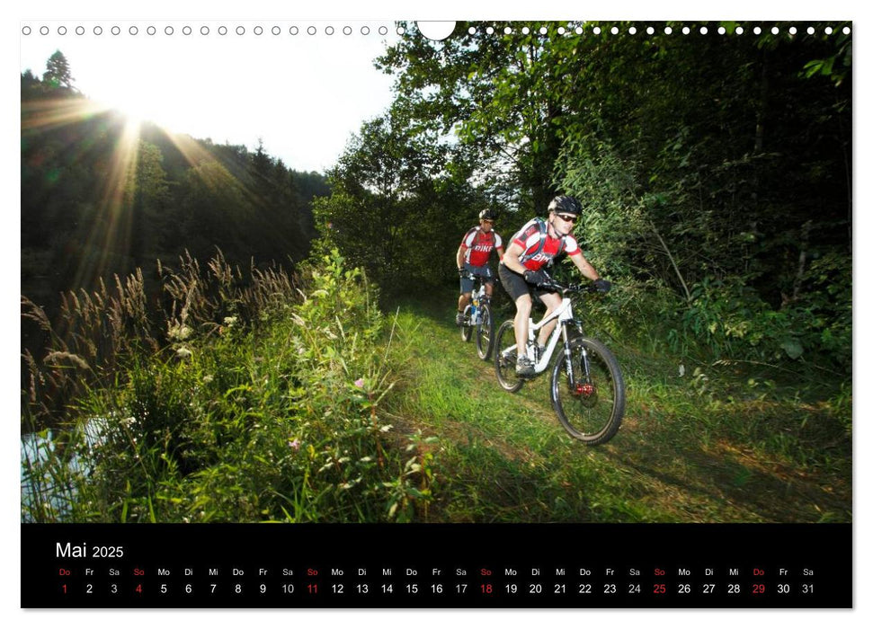 Mountainbike Abenteuer Deutschland (CALVENDO Wandkalender 2025)