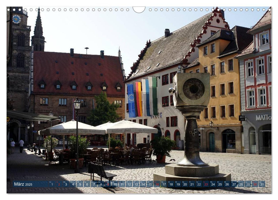 Die Residenzstadt Ansbach (CALVENDO Wandkalender 2025)