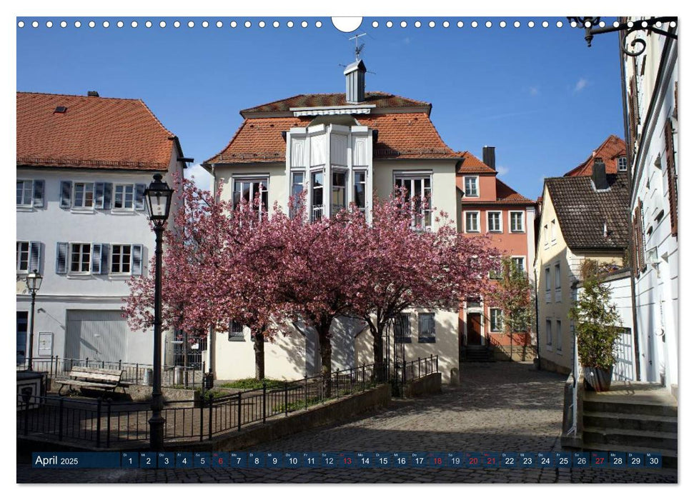 Die Residenzstadt Ansbach (CALVENDO Wandkalender 2025)