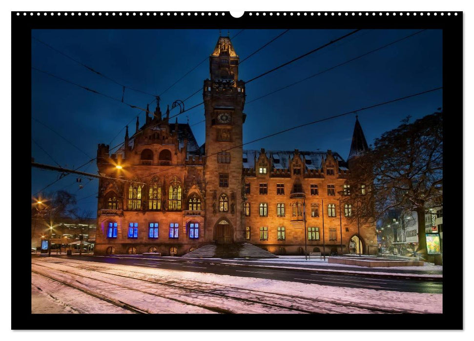 Saarbrücker Nächte (CALVENDO Wandkalender 2025)