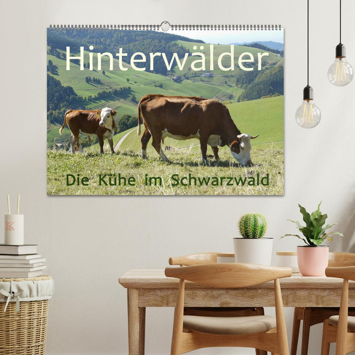 Hinterwälder - Die Kühe aus dem Schwarzwald (CALVENDO Wandkalender 2025)