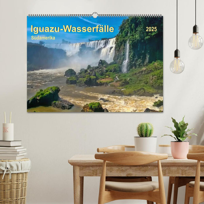 Iguazu Wasserfälle - Südamerika (CALVENDO Wandkalender 2025)