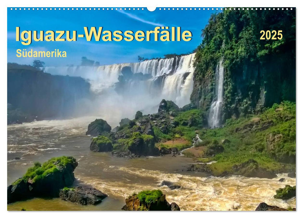 Iguazu Wasserfälle - Südamerika (CALVENDO Wandkalender 2025)