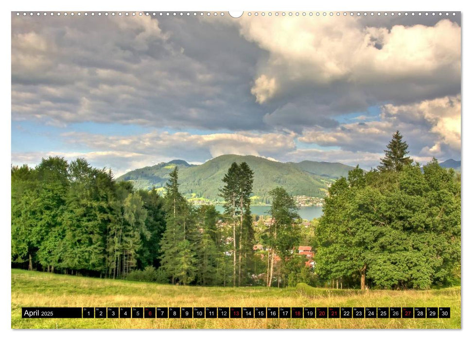 Natur am Tegernsee (CALVENDO Wandkalender 2025)