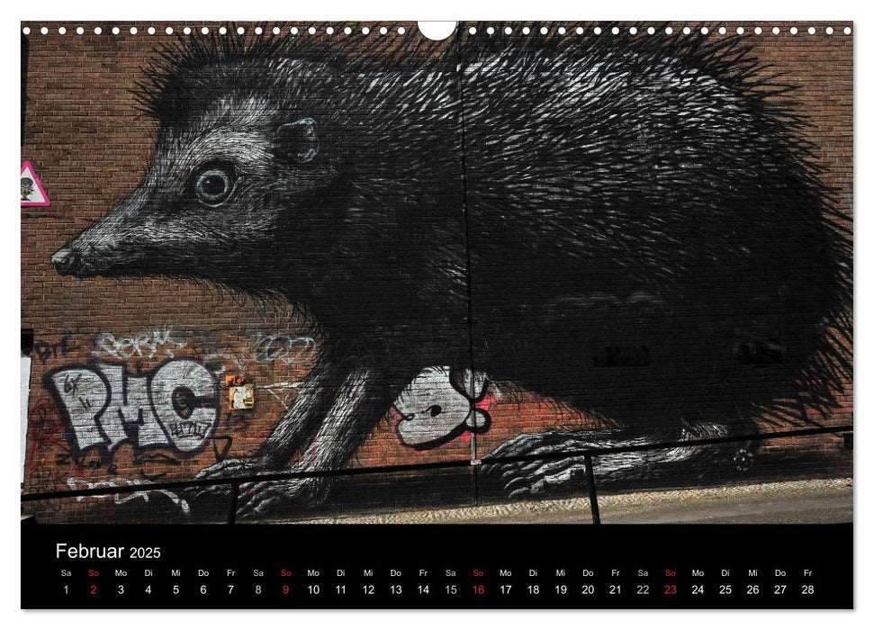 Urbane Kunst - Streetart 2025 (CALVENDO Wandkalender 2025)