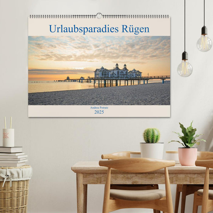 Urlaubsparadies Rügen (CALVENDO Wandkalender 2025)