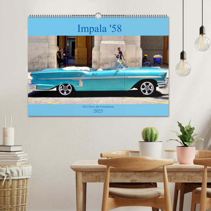 Impala '58 - Ein Chevy der Extraklasse (CALVENDO Wandkalender 2025)