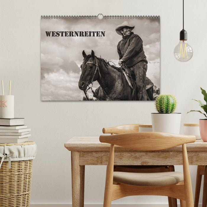 Westernreiten (CALVENDO Wandkalender 2025)