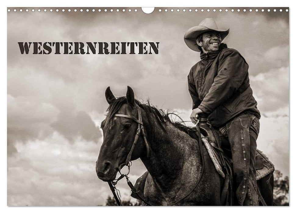 Westernreiten (CALVENDO Wandkalender 2025)