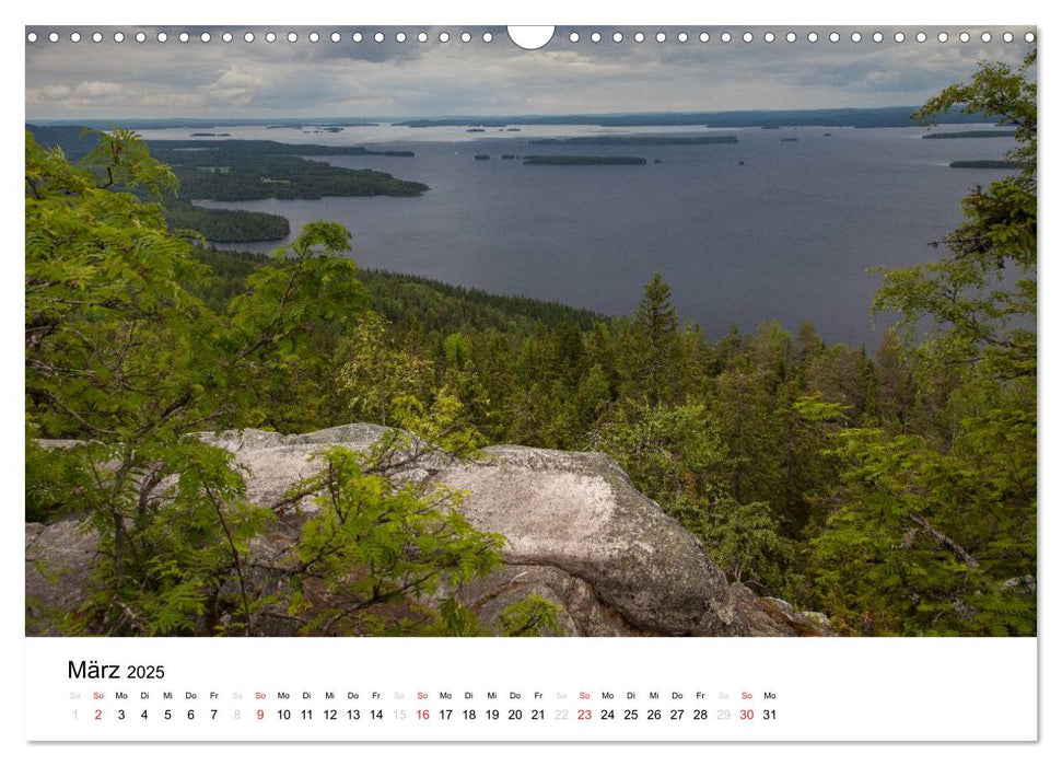 Finnland: Land der 1000 Seen (CALVENDO Wandkalender 2025)