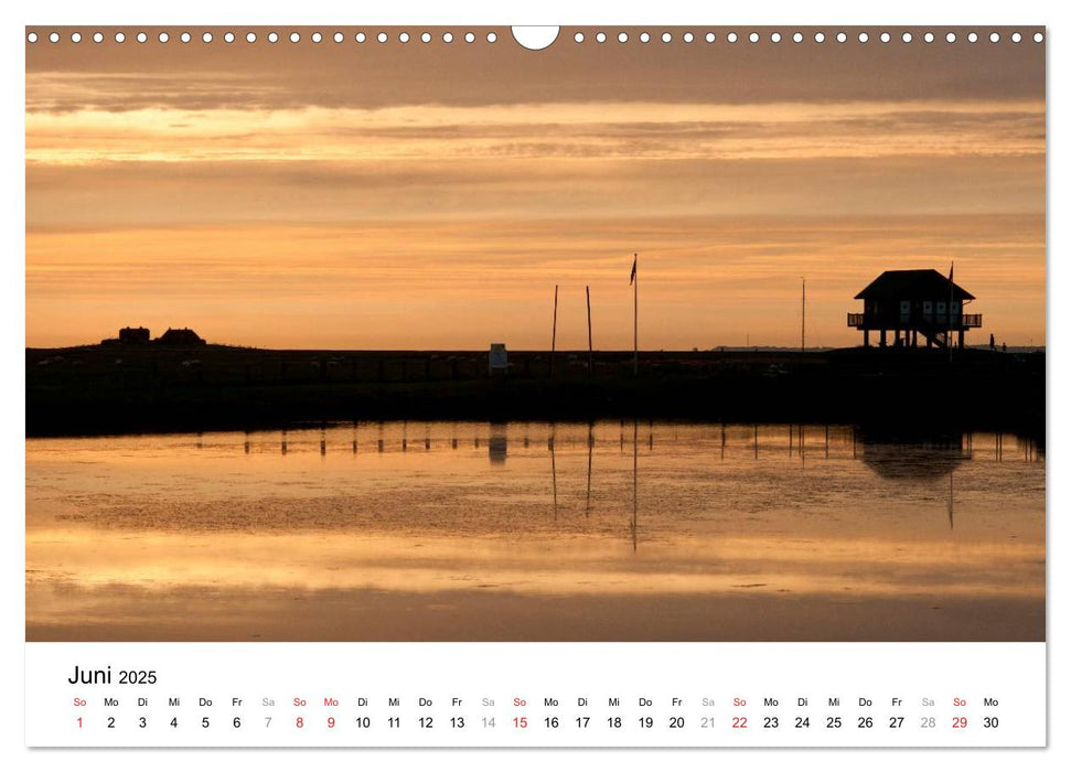 Hallig Hooge - zwischen Himmel und Erde (CALVENDO Wandkalender 2025)