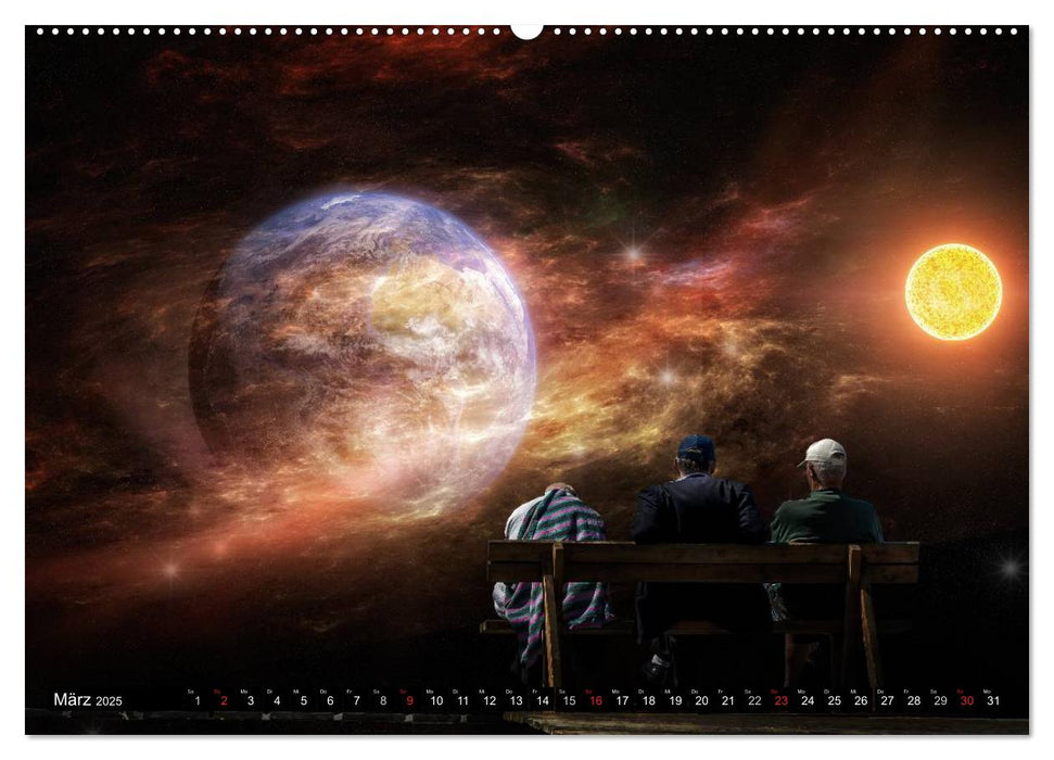 Ansichten des Weltraums (CALVENDO Premium Wandkalender 2025)